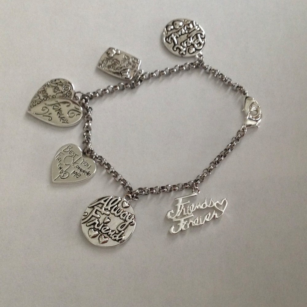 Artisan's Silver BFF charm bracelet - Picture 4 of 4